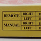 Aristo-Craft 11200 G Euro Brass Right Hand Manual Switch Turnout
