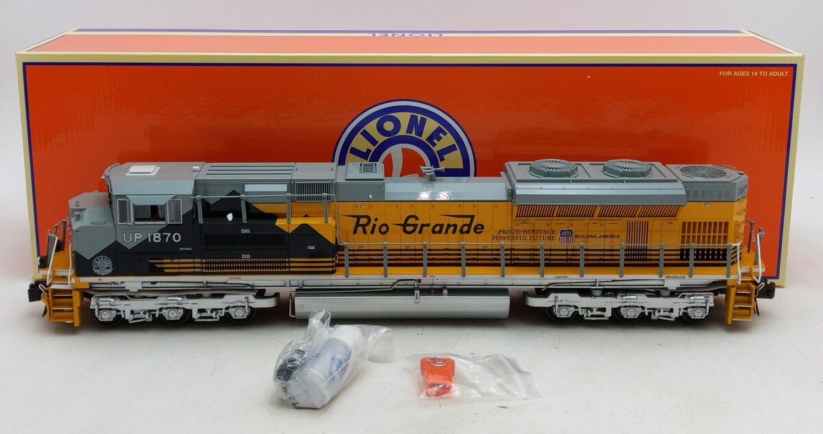 Lionel 6-28377 O Rio Grande UP Heritage Legacy SD70ACe Diesel Locomotive #1870