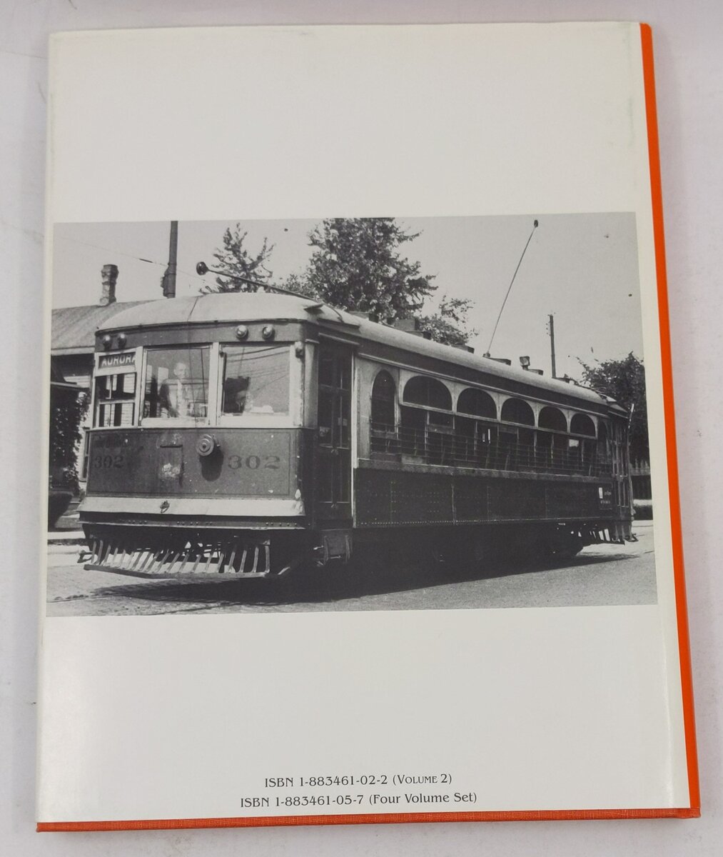 Aurora Elgin Area Streetcars Interurbans Vol 2 Hardcover Book By Hopkins Stolp P LN