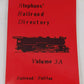 Stephans' railroad directory Vol.3A Paperback Book By Karen & Earl Stephans EX