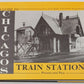 A Guide to Chicago's Train Stations Hardcover Book By Ira J. Bach, Susan Wolfson EX