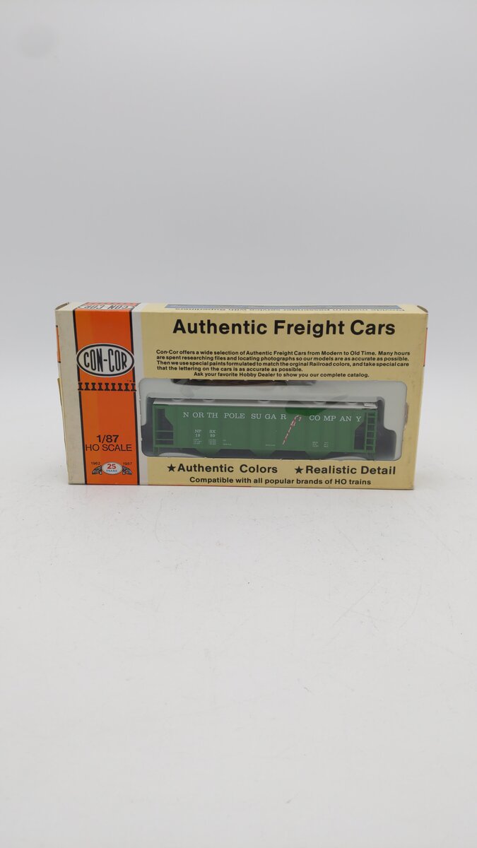 Con-Cor 0001-008709 HO Christmas Collector Covered Hopper Road # 1989 Kit
