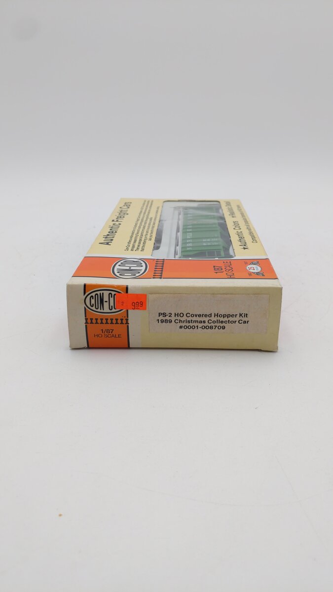 Con-Cor 0001-008709 HO Christmas Collector Covered Hopper Road # 1989 Kit
