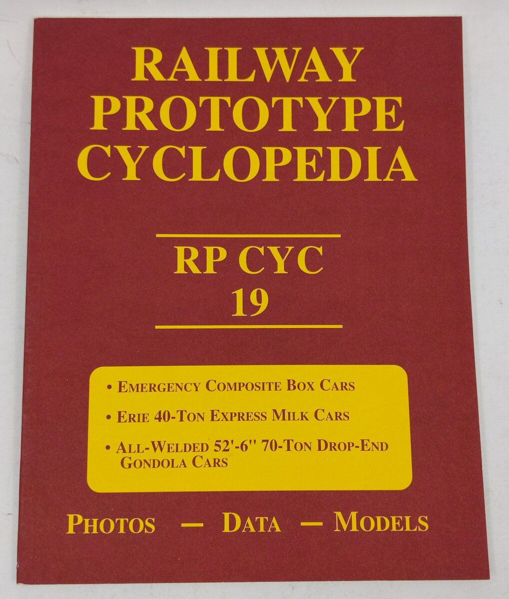 Railway Prototype Cyclopedia, Vol. 19 Paperback Book EX