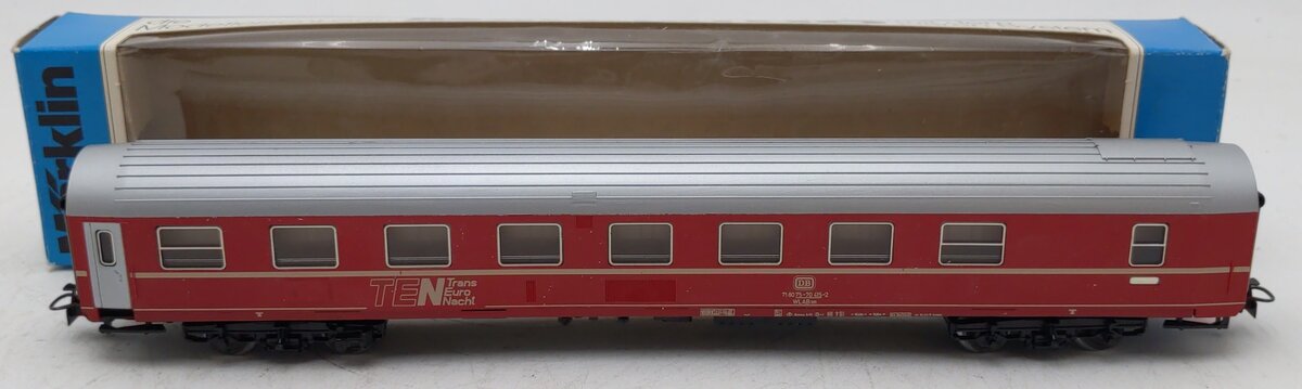 Marklin 4150 HO Trans Euro Nacht DB WALBsm Sleeper Car #:71 80 75-70 415-2