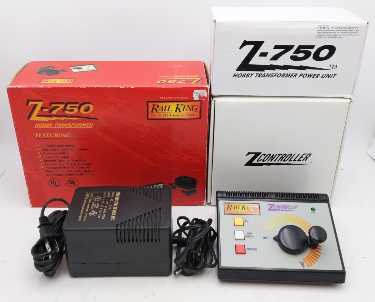 MTH 40-750 Z-750 Hobby Transformer with Controller LN/Box