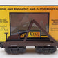 MTH 30-7635 O Western & Atlantic Railroad 19th Century Flatcar #1862 with Cannon LN/Box