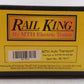 MTH 30-7617 O Gauge MTH Auto Transport Flat Car with 2 Ertl '64 Mustangs/Box