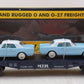 MTH 30-7617 O Gauge MTH Auto Transport Flat Car with 2 Ertl '64 Mustangs LN/Box