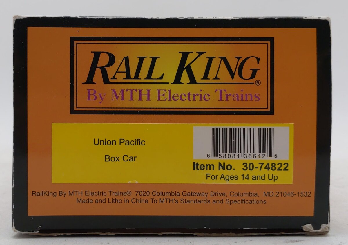 MTH 30-74822 O Union Pacific Steel Boxcar #1956