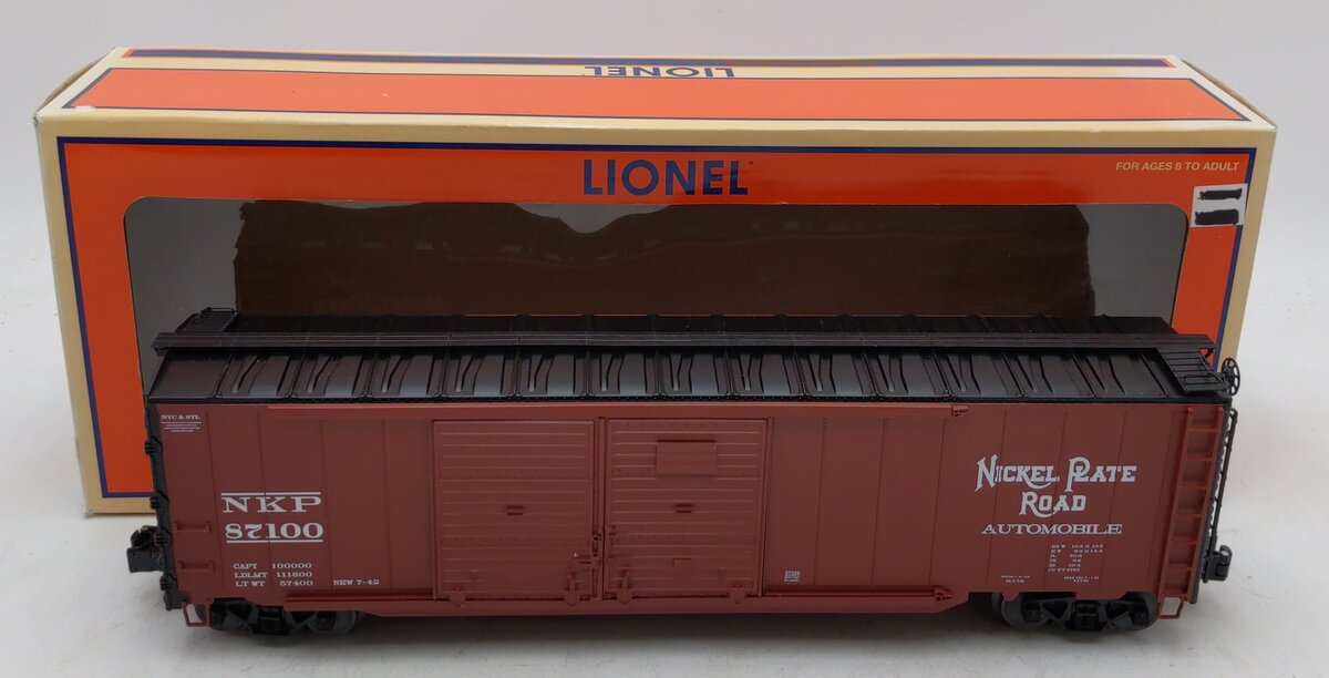 Lionel 6-27229 O Gauge Nickel Plate Road Boxcar w/ End Doors #87100