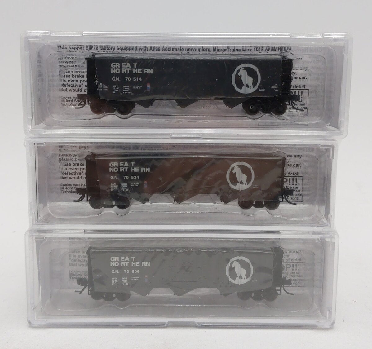 Bluford Shops 14113 N Great Northern 14-Panel Rib Side Hopper (Set of 3)