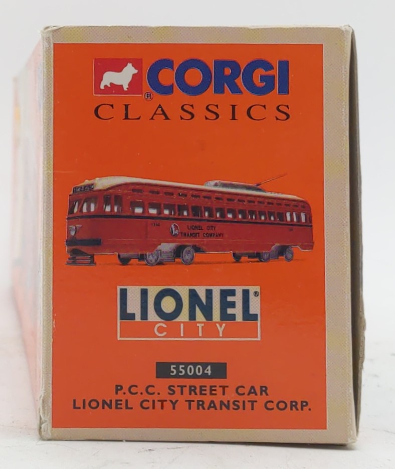 Lionel 55004 O P.C.C. Lionel City Transit Corp Street Car Trolley #1250 LN/Box