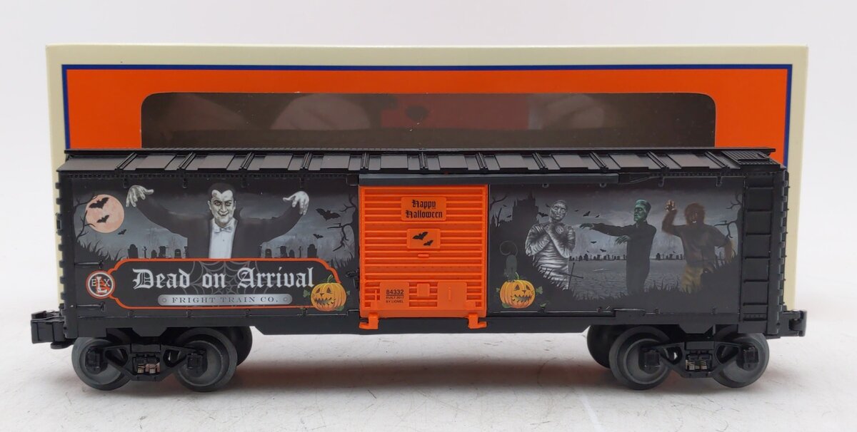 Lionel 6-84332 O Gauge Halloween SpookySounds Boxcar NIB
