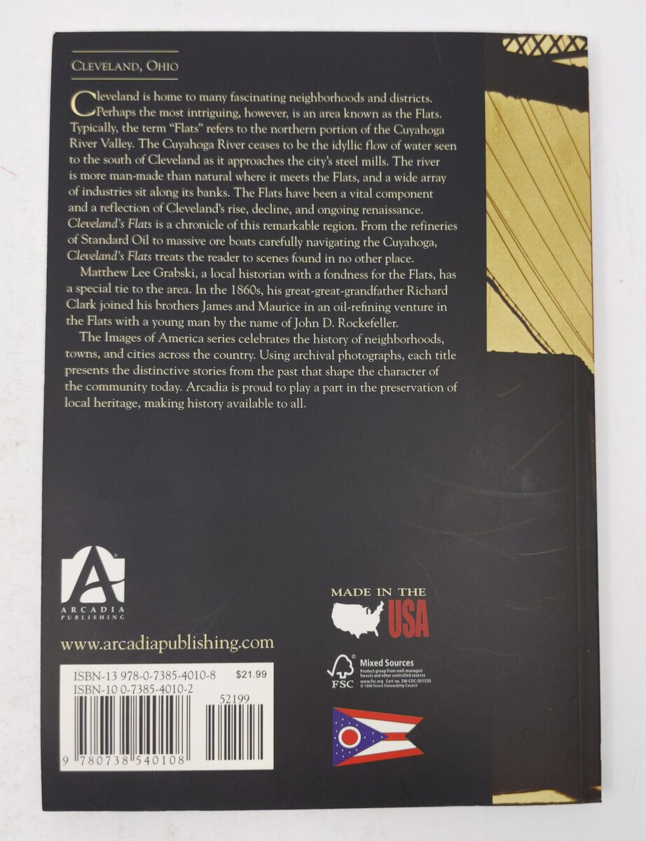 Cleveland's Flats Paperback Book By Matthew Lee Grabski LN
