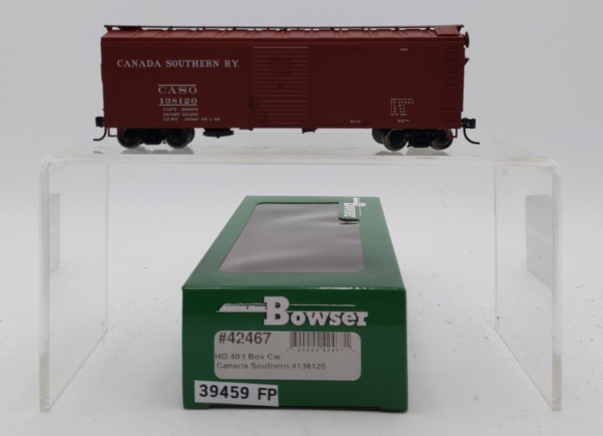 Bowser 42467 HO Canada Southern 40' Single-Door Steel Boxcar #138120