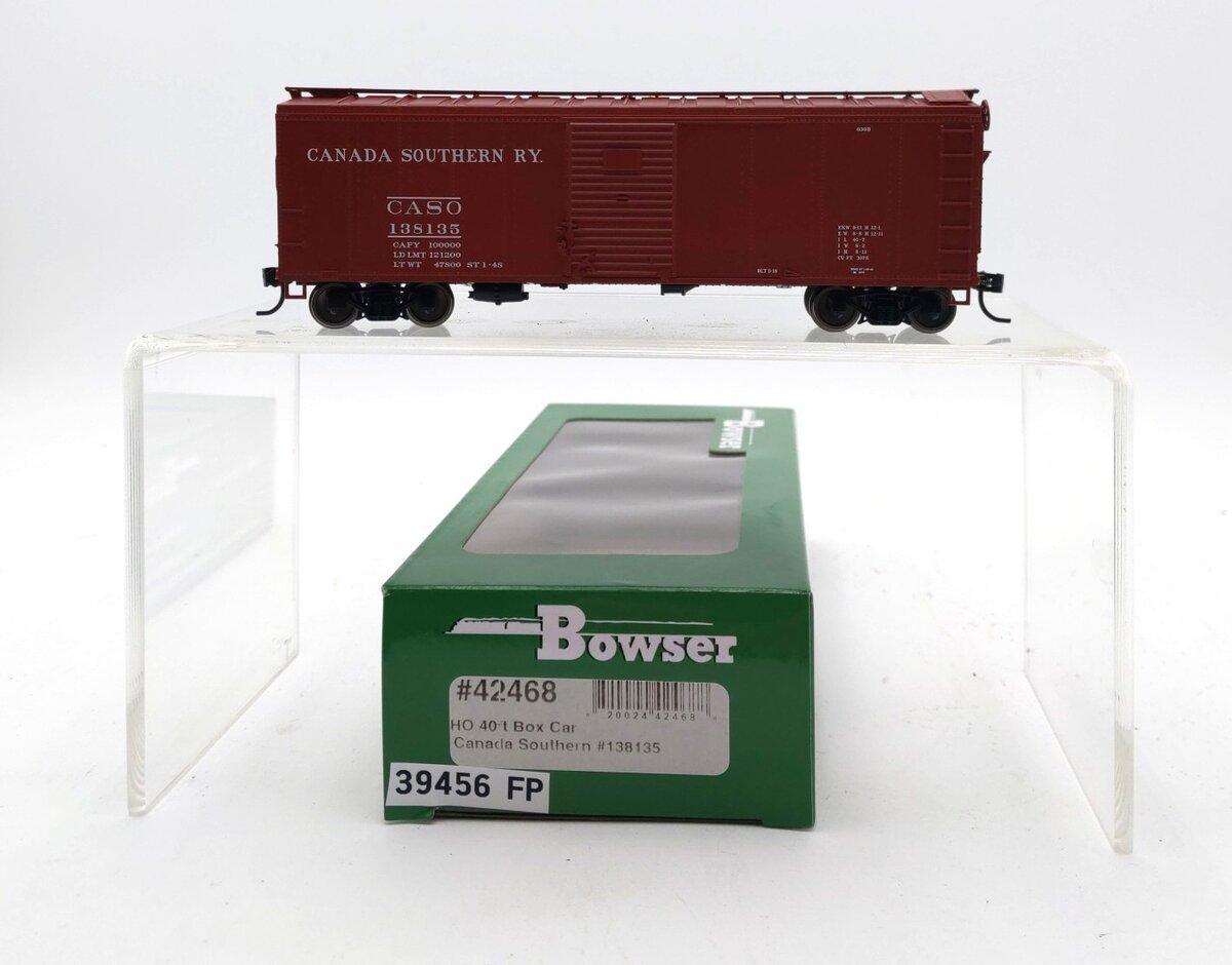 Bowser 42468 HO Canada Southern 40' Steel Side Boxcar #138135