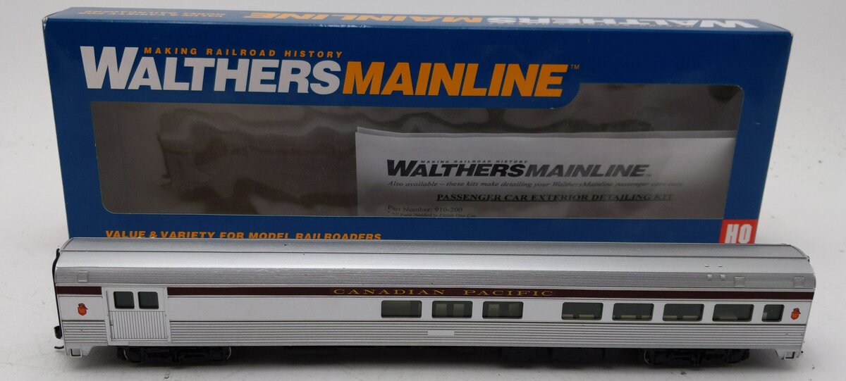 Walthers 910-30054 HO Scale Canadian Pacific 85' Budd Baggage-Lounge LN/Box