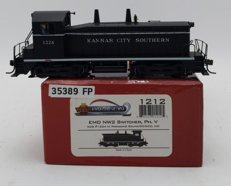 Broadway Limited 1212 HO Kansas City Southern Diesel EMD NW2 Phase V #1224