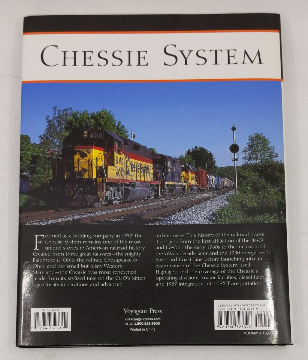 Chessie System Hardcover Book By Dave Ori LN