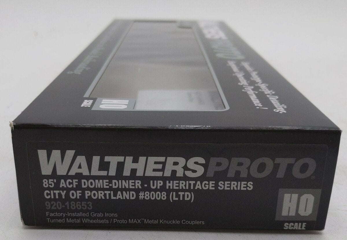 Walthers 920-18653 HO Union Pacific City of Portland 85' Lighted ACF Dome Diner LN/Box