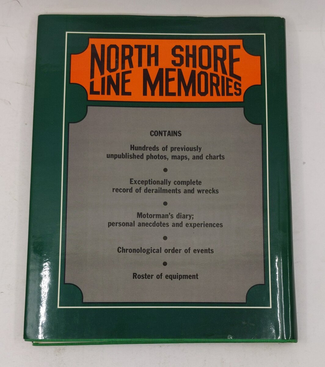 North Shore Line Memories Hardcover Book By George V. Campbell EX