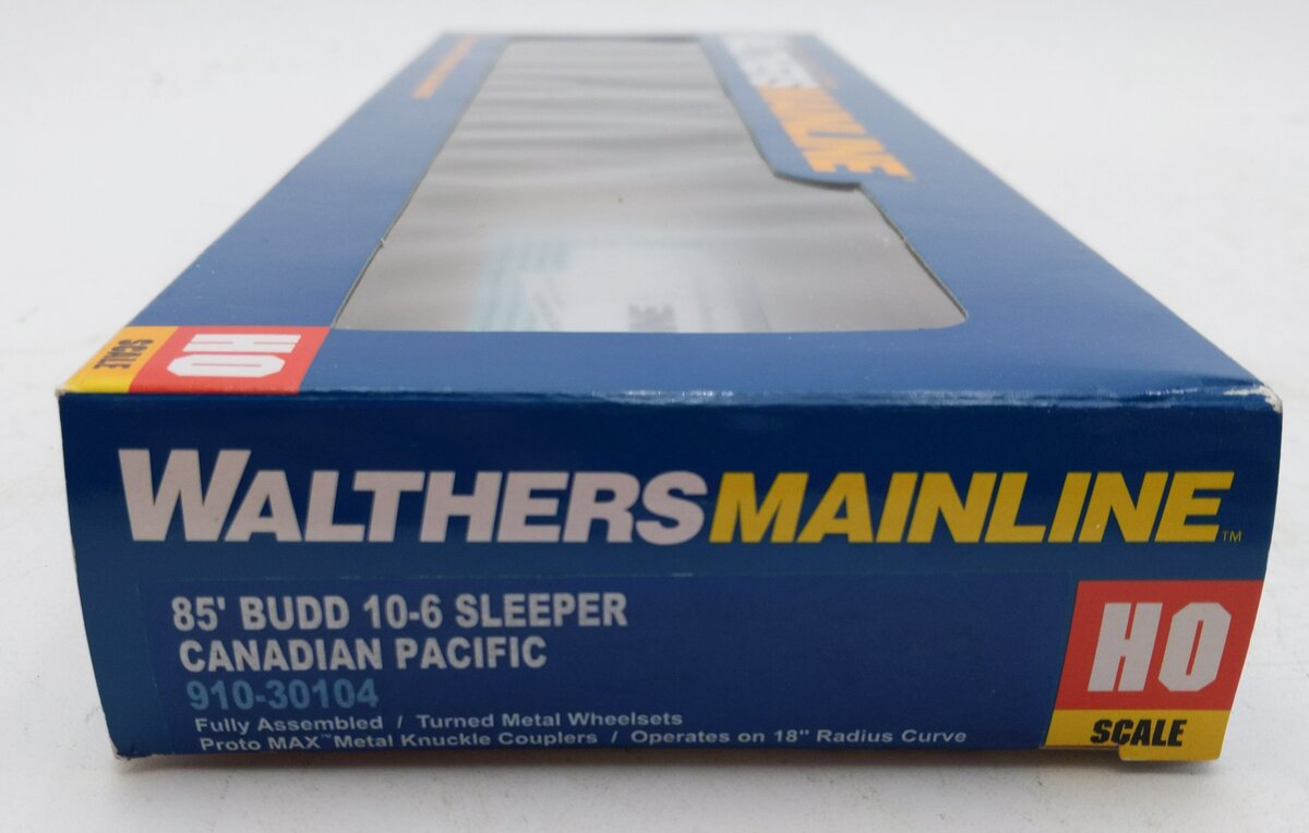 Walthers 910-30104 HO Canadian Pacific 85' Budd 10-6 Sleeper - Ready to Run
