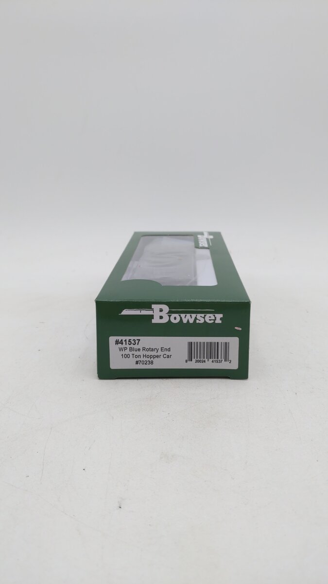 Bowser 41537 HO Western Pacific Blue Rotary End 100 Ton Hopper Car Kits # 70238