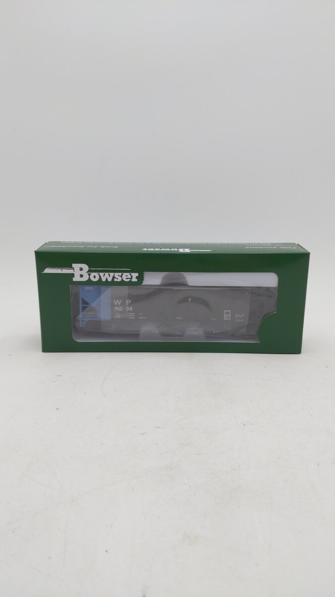 Bowser 41537 HO Western Pacific Blue Rotary End 100 Ton Hopper Car Kits # 70238