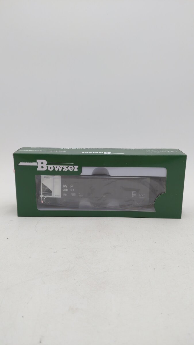 Bowser 41539 HO Western Pacific White Rotary End 100 Ton Hopper Car Kit # 70021