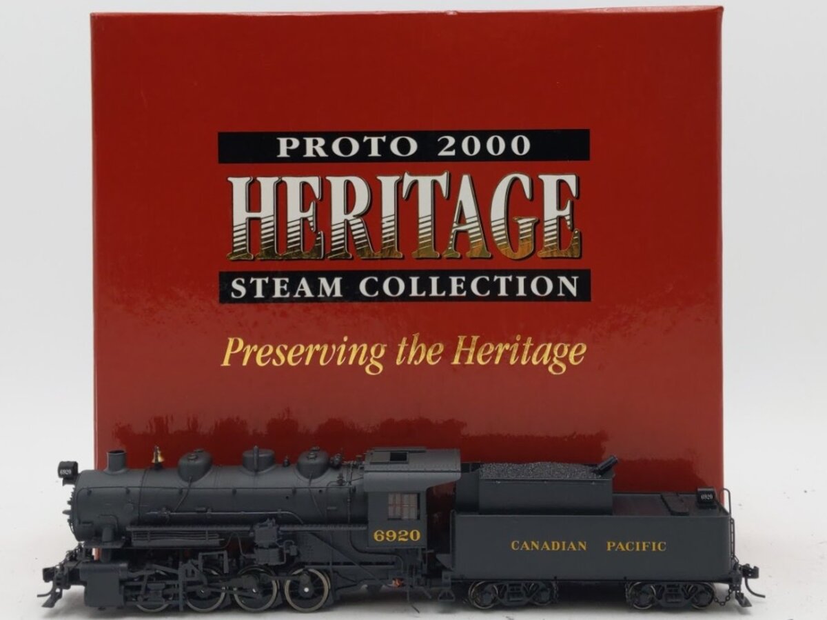 Proto 2000 232850 HO Scale Canadian Pacific URSA 0-8-0 Steam Locomotive #6920 LN/Box