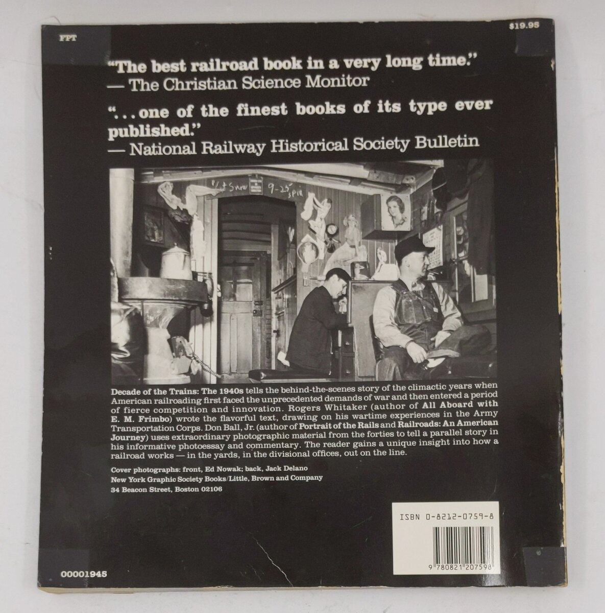 Decade of the Trains: The 1940s Paperback Book By Don Ball VG