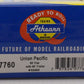 Athearn 97760 HO Union Pacific 50' Flatcar w/45' Trailer #53453