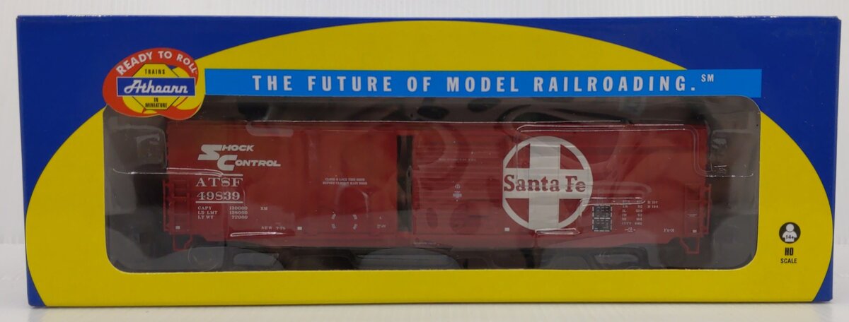Athearn 89380 HO Scale Santa Fe 50' Combo Door Boxcar #49839