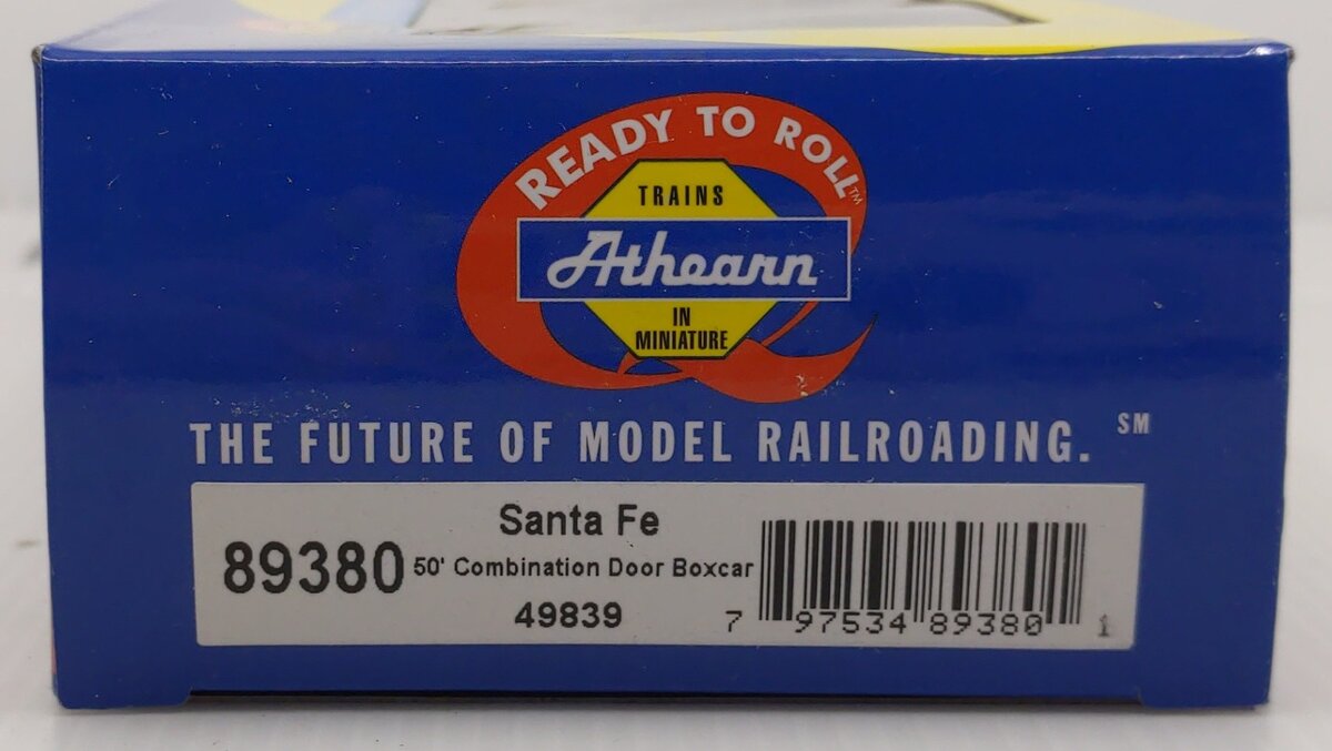 Athearn 89380 HO Scale Santa Fe 50' Combo Door Boxcar #49839