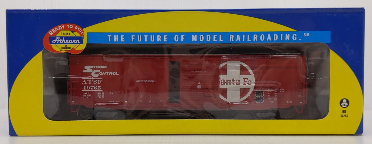 Athearn 89379 HO Santa Fe RTR 50' Combination Door Boxcar #49765