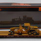 MTH 80-98017 Burlington Northern Santa Fe HO 60' Wood Flat Car w/163H Grader