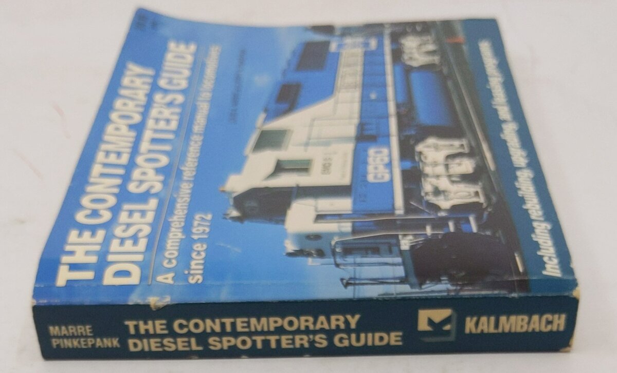 The Contemporary Diesel Spotter's Guide Paperback Book Louis A. Marre, Jerry P. VG