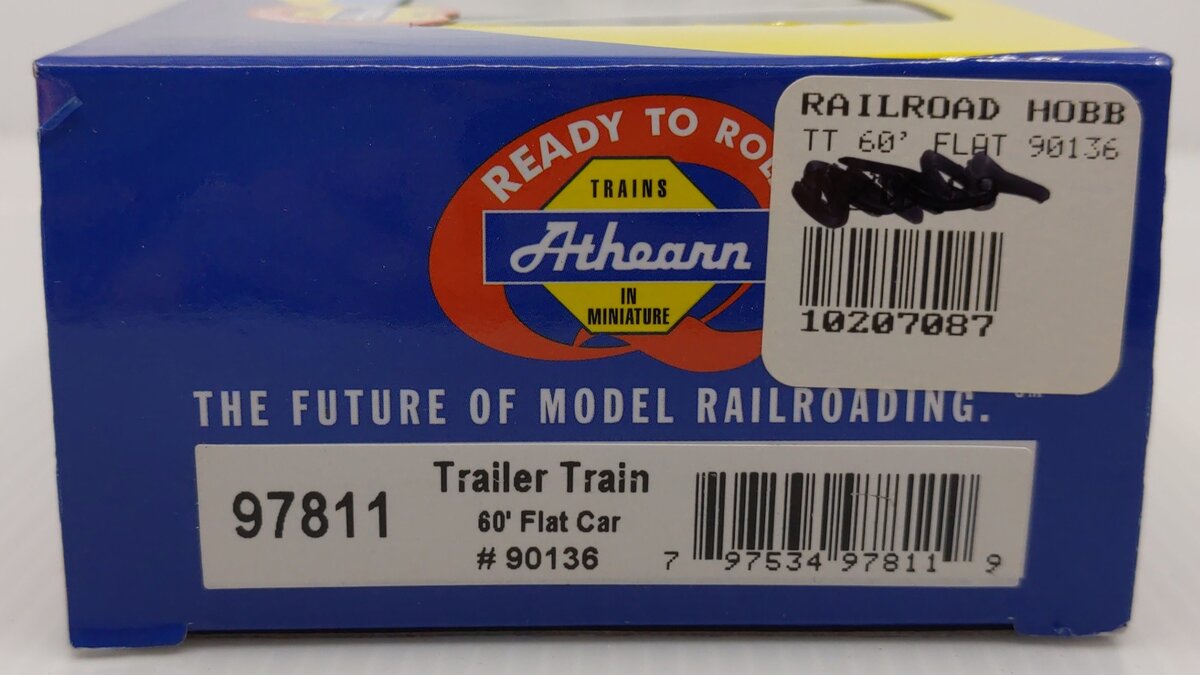 Athearn 97811 HO Scale Trailer Train 60' Flatcar #90136