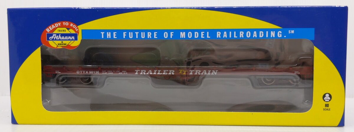 Athearn 97811 HO Scale Trailer Train 60' Flatcar #90136