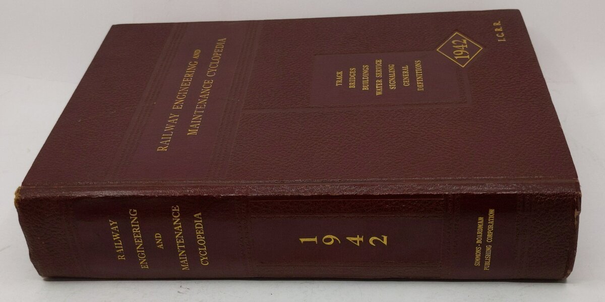 Railway Engineering and Maintenance Cyclopedia Hardcover Book VG