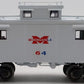 Atlas 7677 O Scale Monongahela NE-6 Caboose (2 Rail)