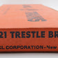 Lionel 321 Vintage O 24 Inch Long Plastic Trestle Bridge