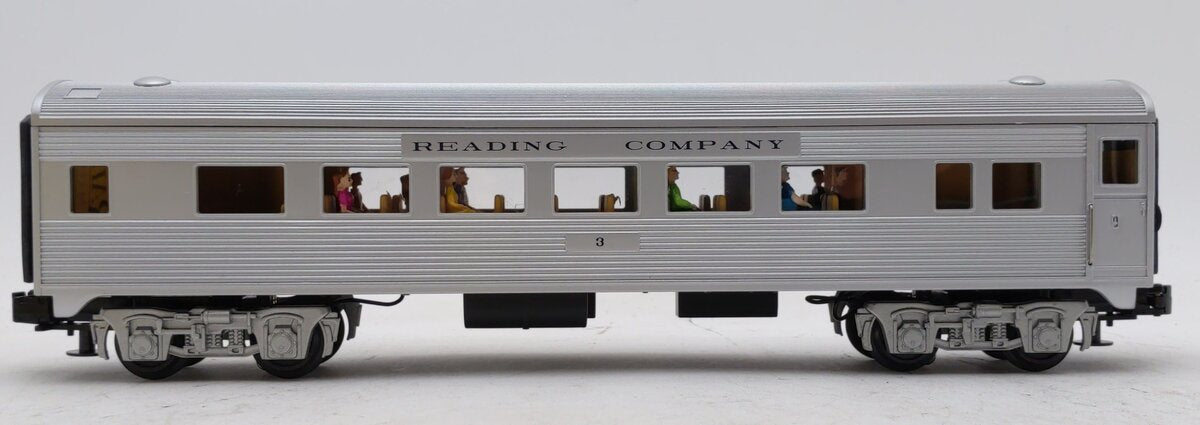 MTH 30-6134 Reading O-27 Streamlined Coach Car LN/Box