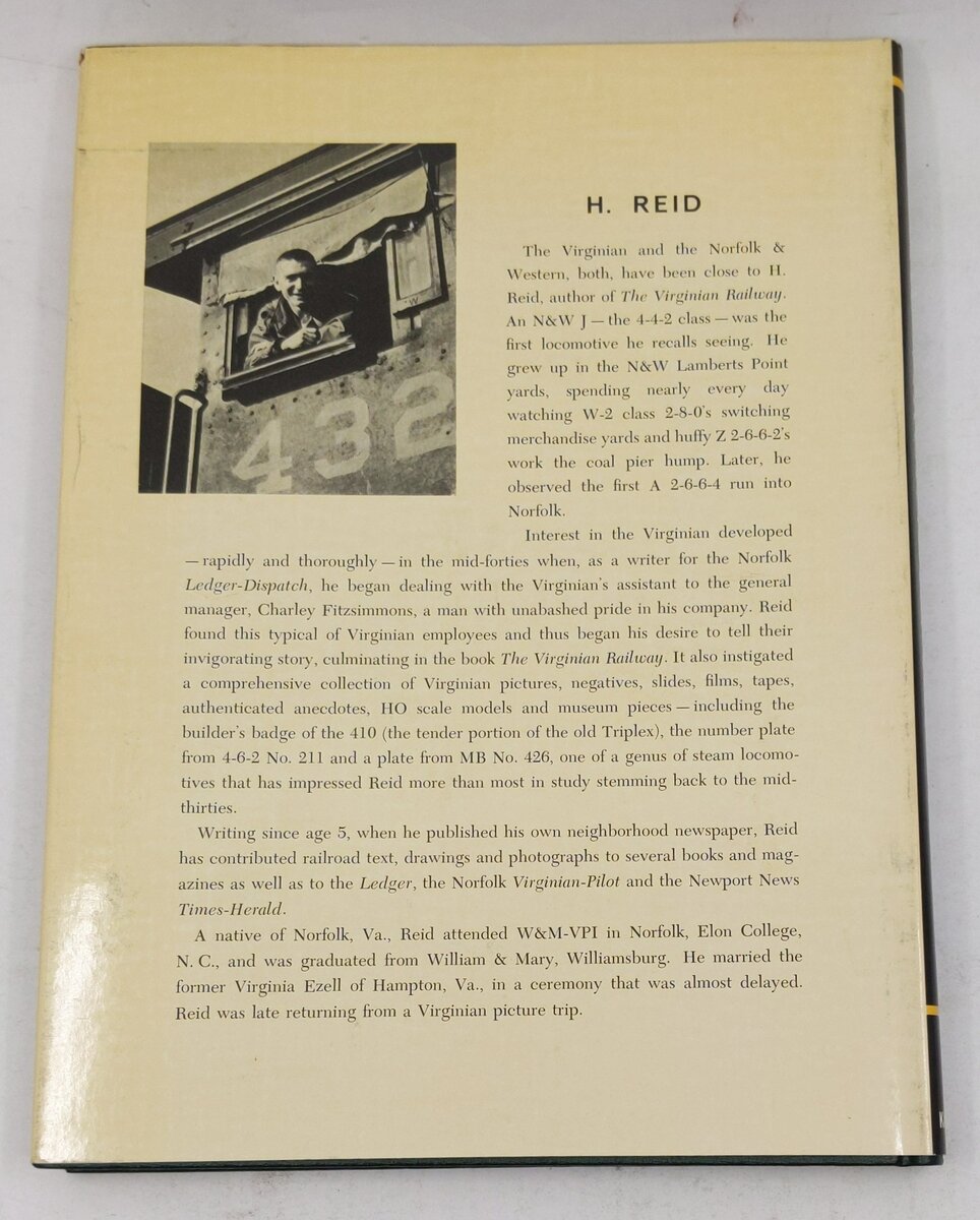 The Virginian Railway Paperback Book By H. Reid EX