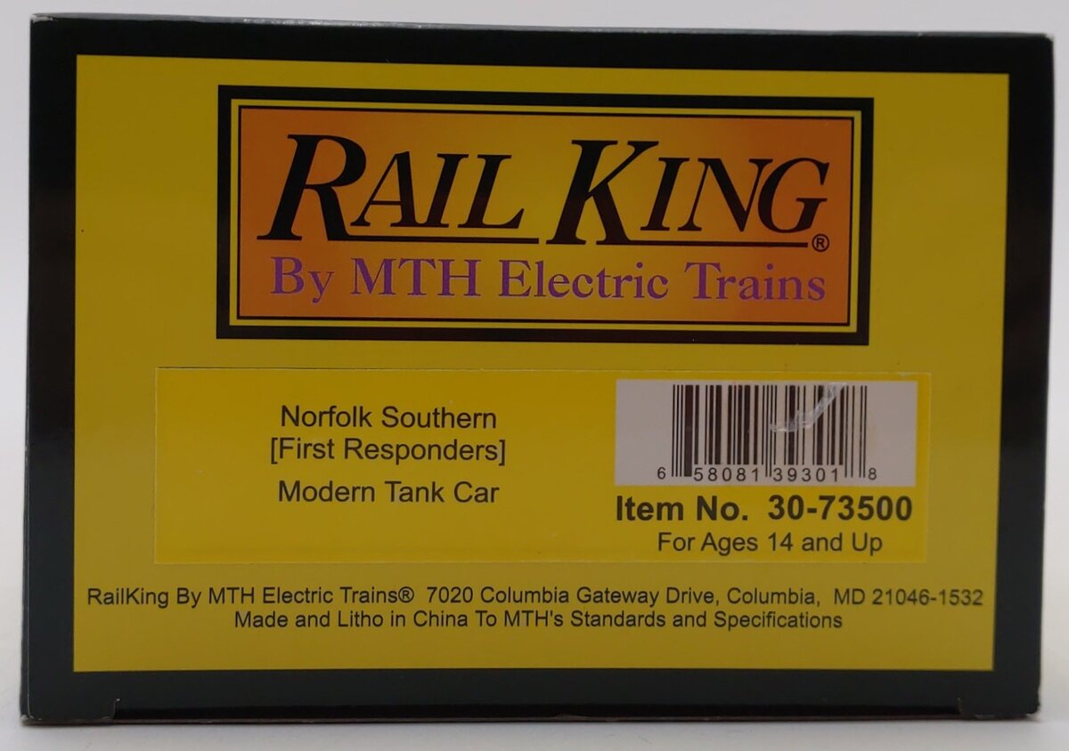 MTH 30-73500 O Norfolk Southern RailKing Modern Tank Car
