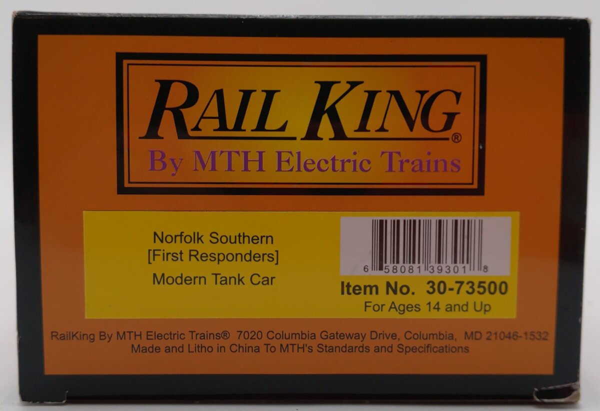 MTH 30-73500 O Norfolk Southern RailKing Modern Tank Car