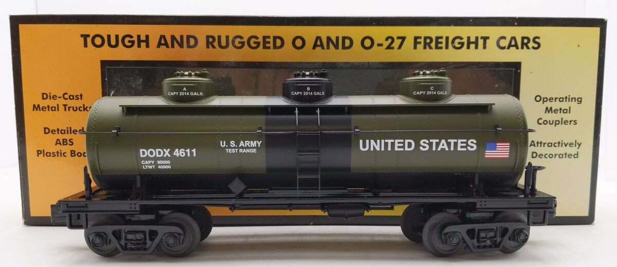 MTH 30-73352 O US Army 3-Dome Tank Car