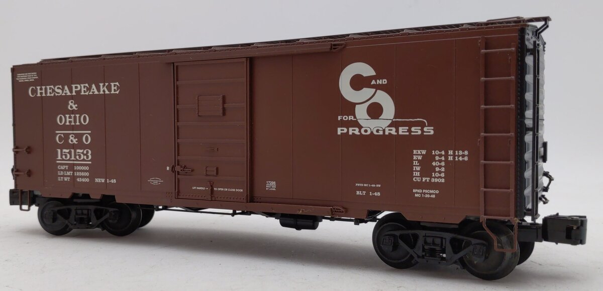 Lionel 6-17296 O Gauge Chesapeake & Ohio PS-1 Boxcar #15153 EX/Box