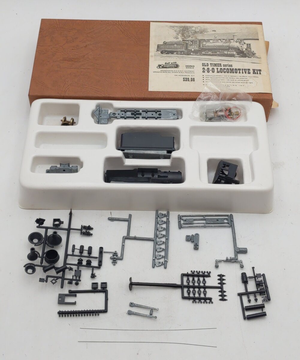 Roundhouse 472 HOn3 Outside Frame for 2-8-0 Steam Kit EX/Box